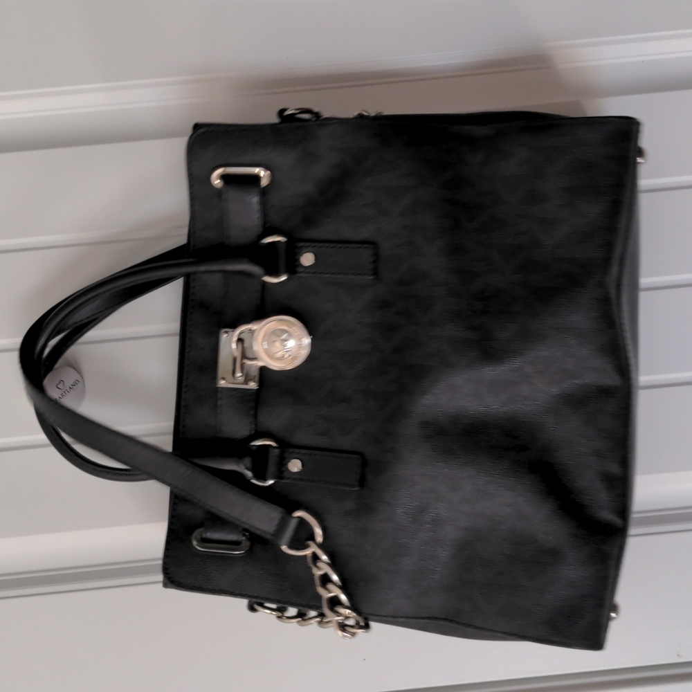 Michael Kors black satchel purse